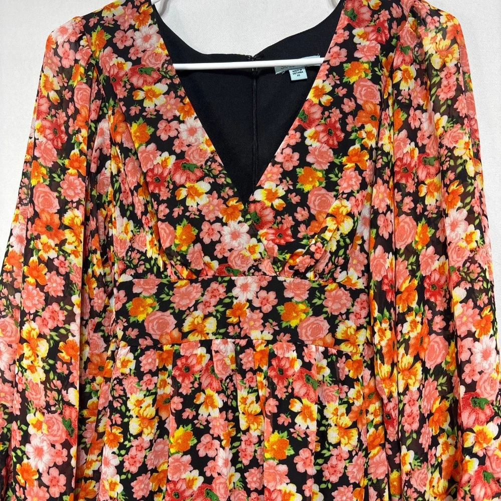 NWT Stella Parker floral dress size 10 - Picture 2 of 13